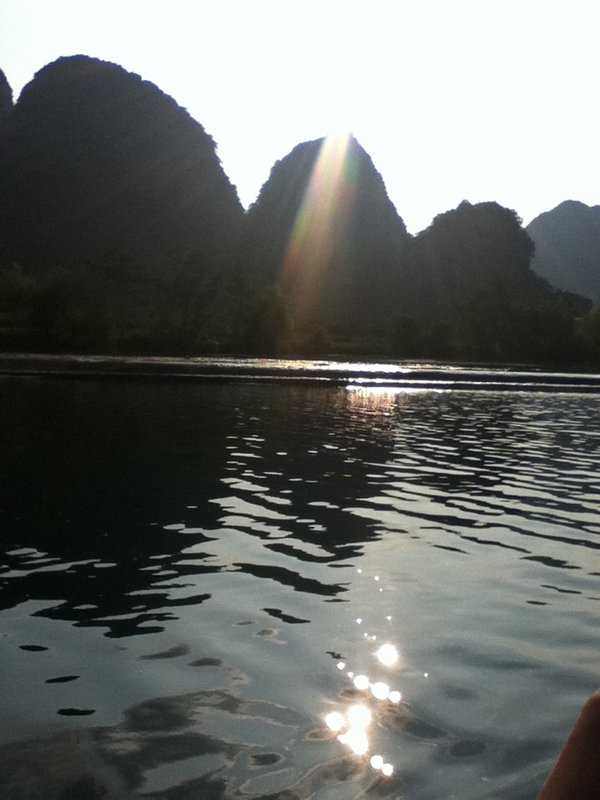 Sun on the water