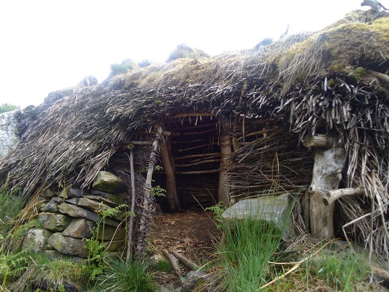 an old hut