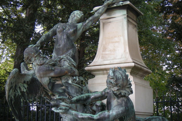 Statue Dedicated to Delacroix