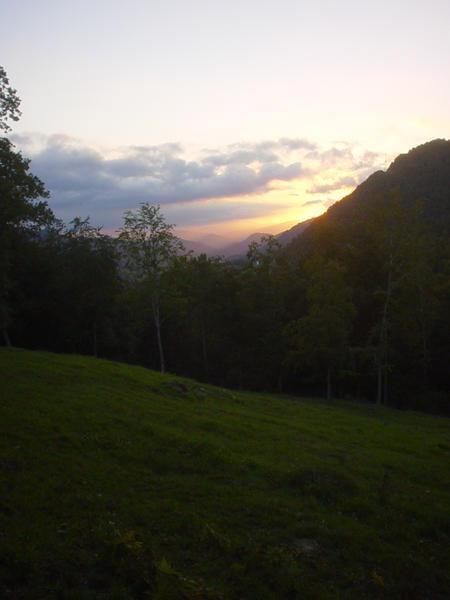 Pyrenees sunset