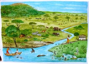 Conserve Africa's Environment Painting