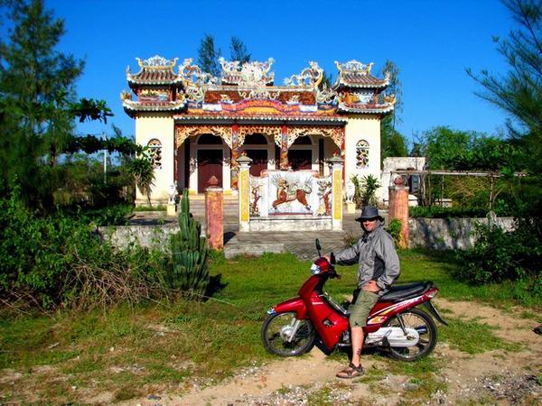 Roadside Temple and Dashingly Handsome Man