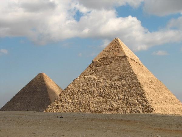 Two of the Pyramids of Giza