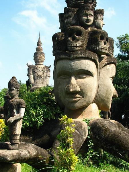 Statues at Buddha Park