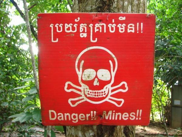 A Sadly Ubiquitous Sign in Cambodia