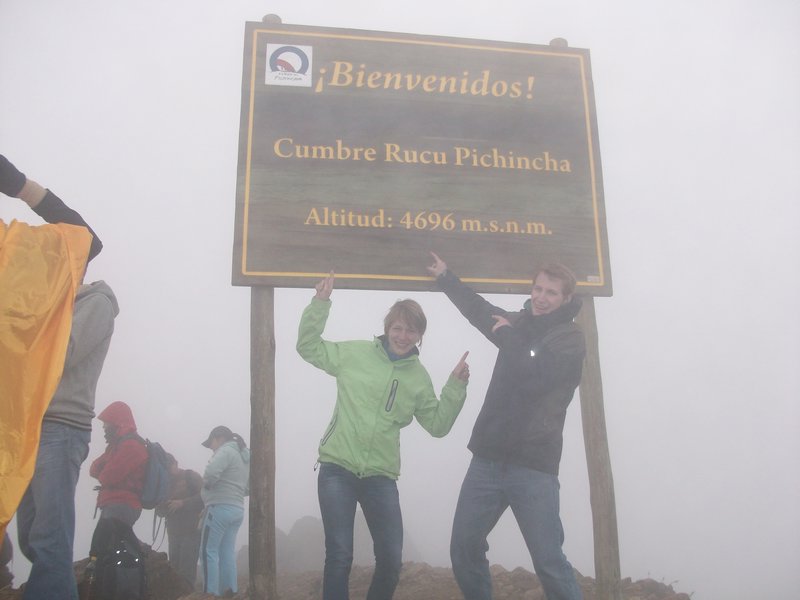 The peak of Rucu Pichincha