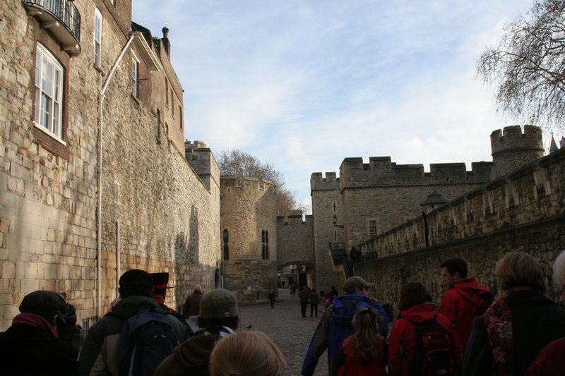 Inside the London Tower