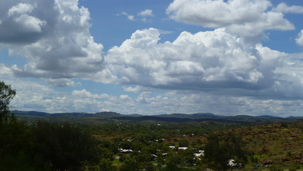 Alice Springs lookout hill
