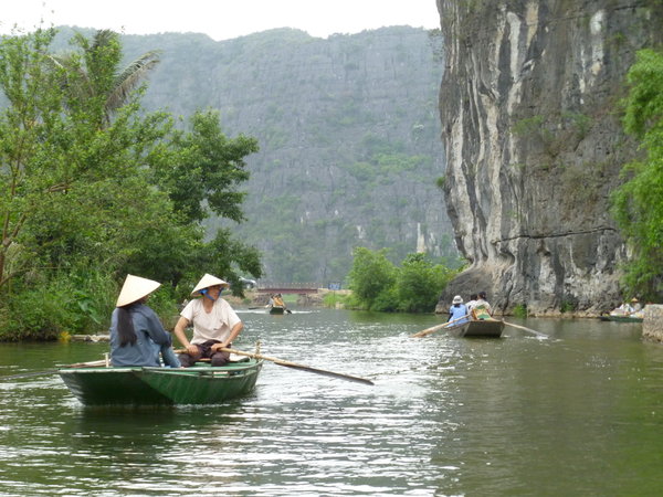 Boat trip in Tam Coc