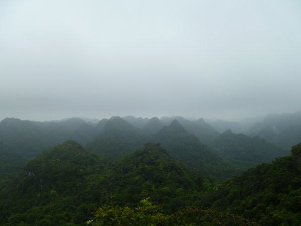 View of Cat Ba Nat Park from the lookout