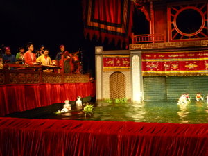 Water puppetry in Hanoi