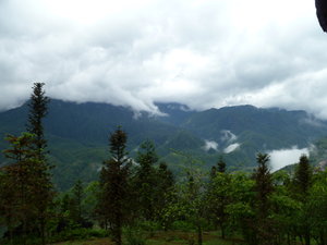 Mountains surrounding Sapa