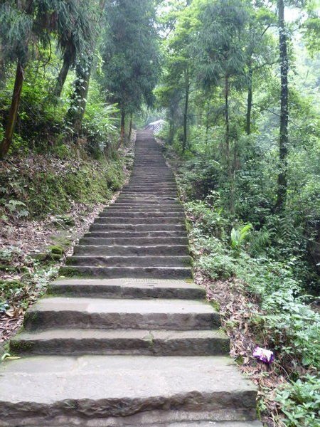 Emei Shan - steps