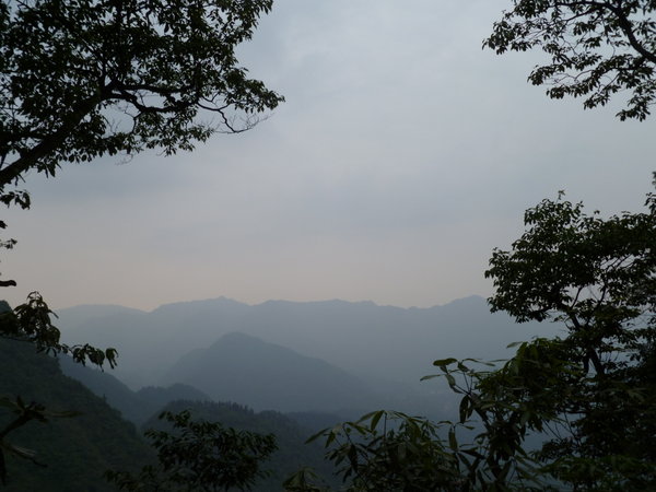Morning views on Emei Shan