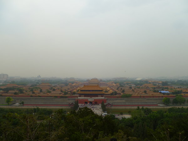 View from Jingshan Park Pavillion