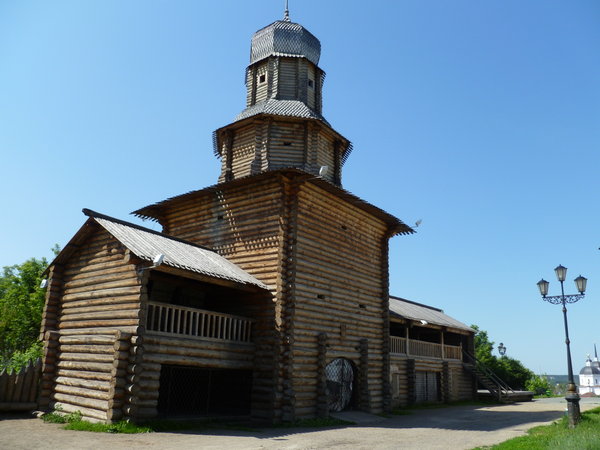 Wooden church in Tomsk