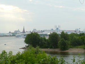 Kazan Kremlin from accross the river
