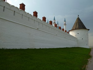 Outside Kazan Kremlin