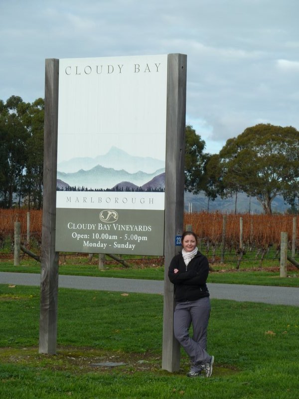 Hanging outside Cloudy Bay 