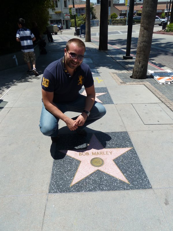 The Hollwood Walk of Fame