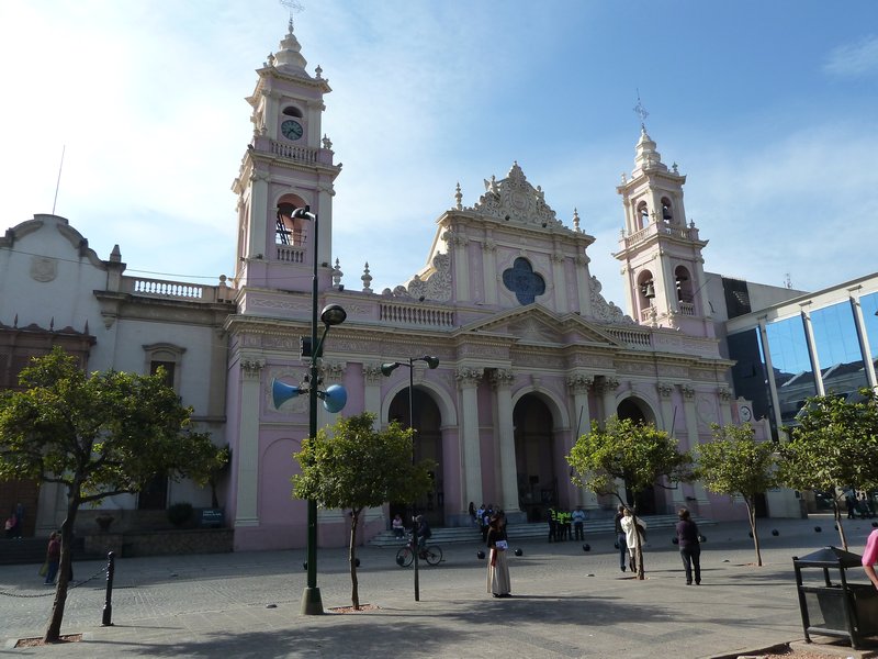 The square in Salta