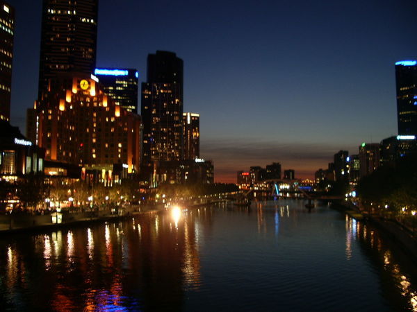 Nightime Melbourne