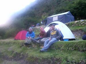 Camping on the Inca  Trail