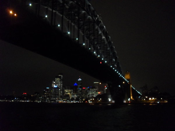 Sydney bridge and city