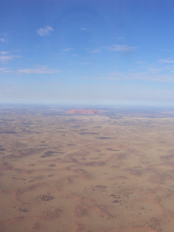 Ayers Rock from the plane