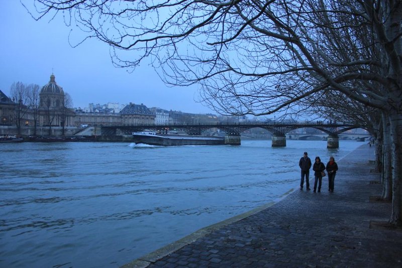 Walking by the Seine