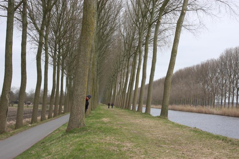 The canal walk to Damme