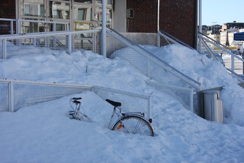 Bike with Snow!