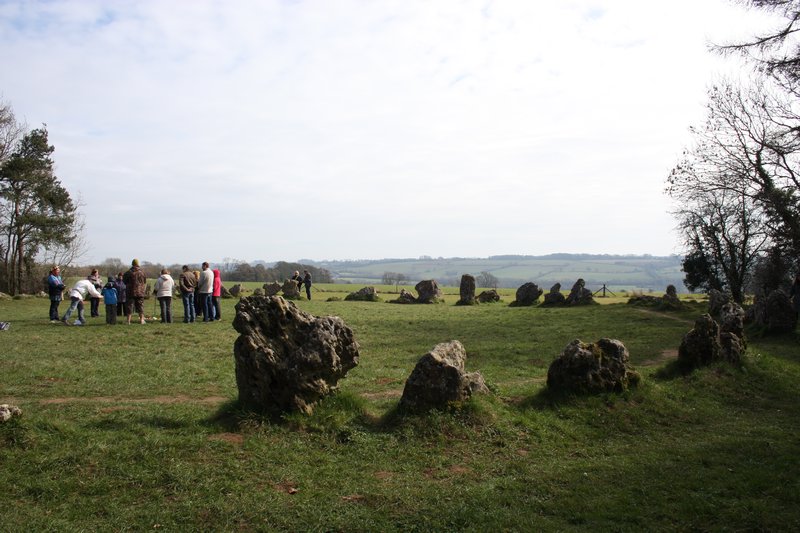 The King's Men stone circle at Rollright