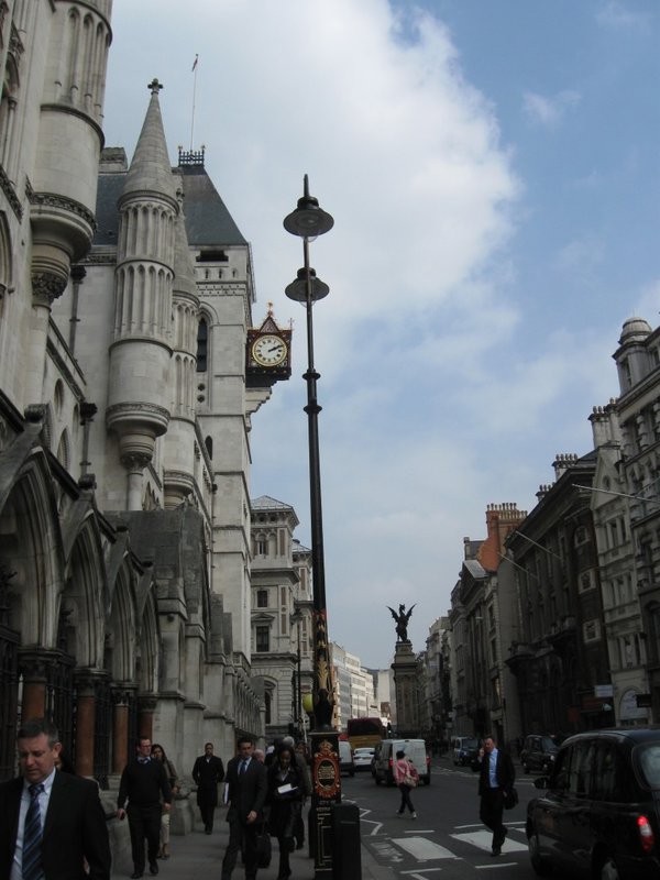 Royal Courts of Justice in Fleet Street