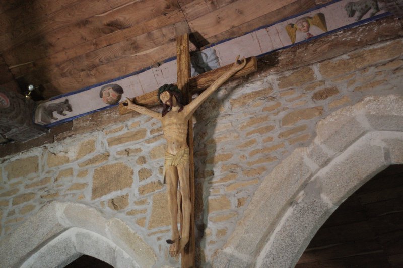 Crucifix in Chapelle de Trémalo