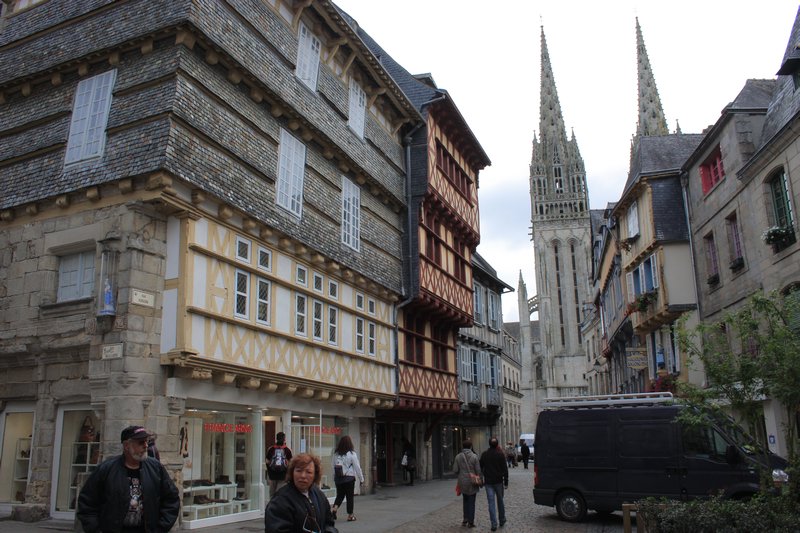 The streets of Quimper