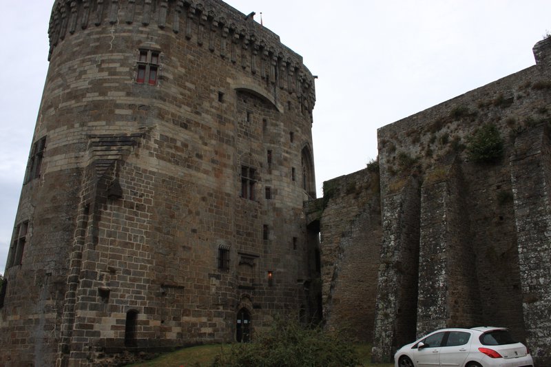Believe it or not, this is the Dinan Chateau (from outside the wall)!