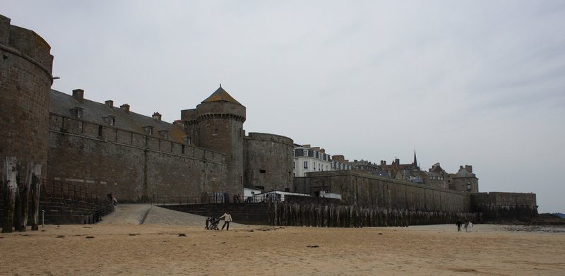 The walled city of St Malo