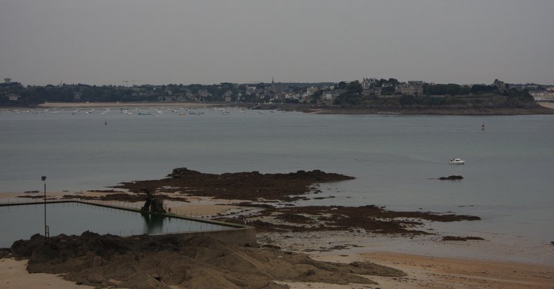 View from the ramparts, looking towards Dinard