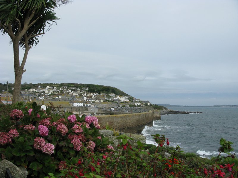 Looking towards Mousehole from the south west coastal path
