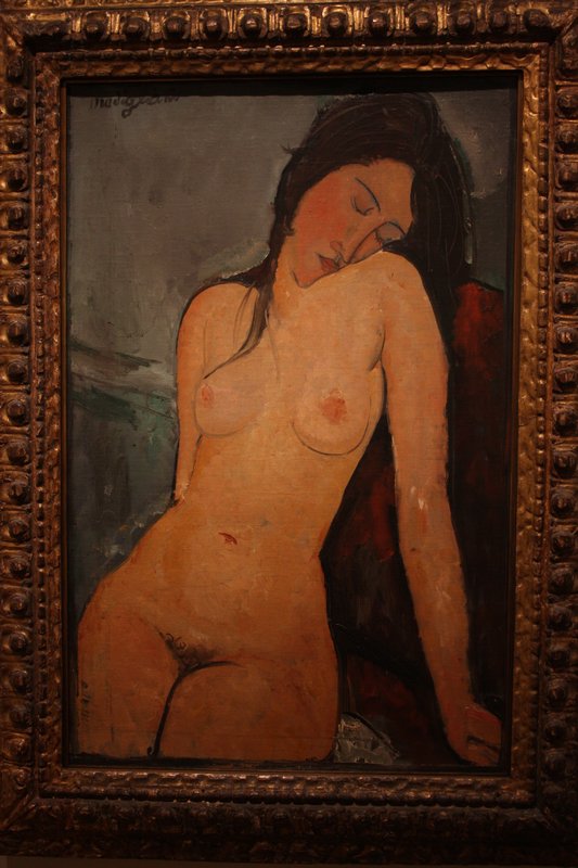 'Female Nude' by Modigliani, Courtauld Galleries, London