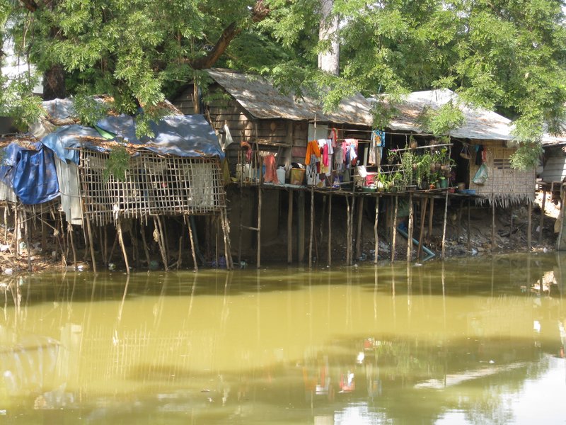 Shanty Town on the river