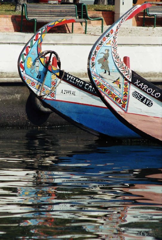 Painted boats