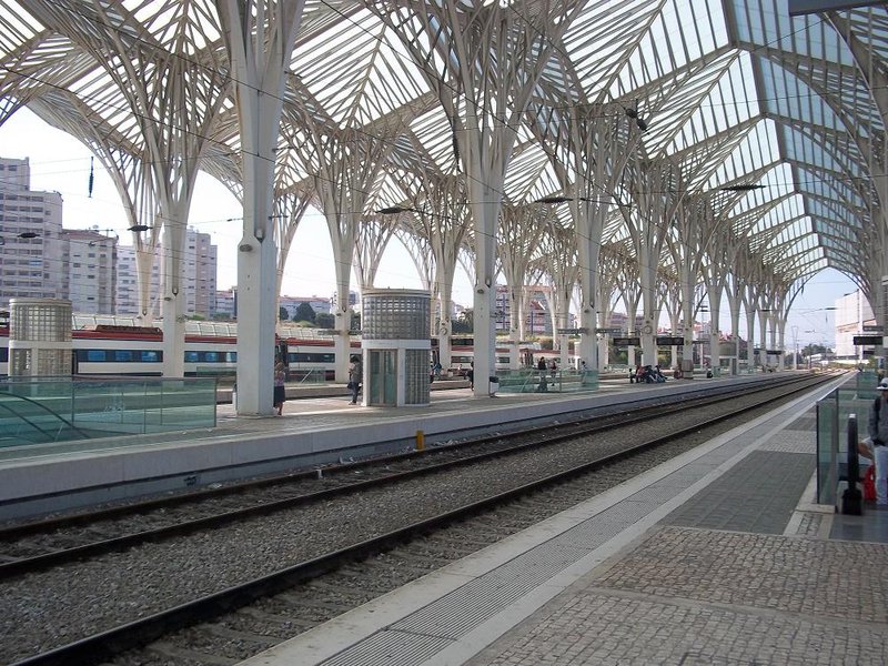 lisbon oriente train station portugal