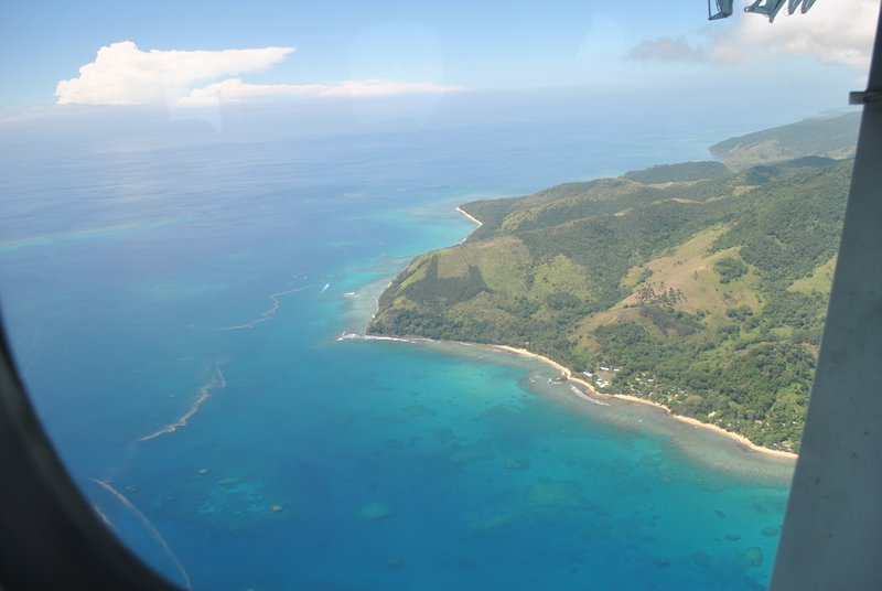 Views of the reefs for diving on Kadavu Island