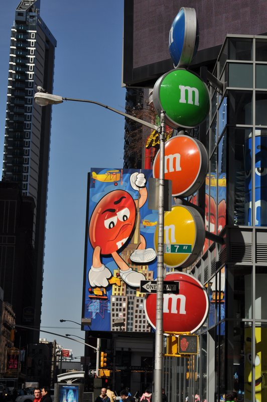 cool store of M&M's 
