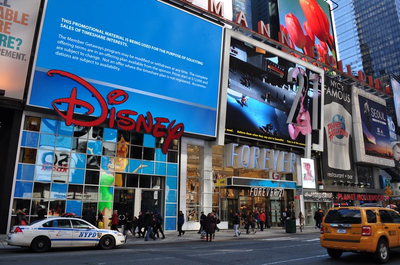 Disney store on the Times Square
