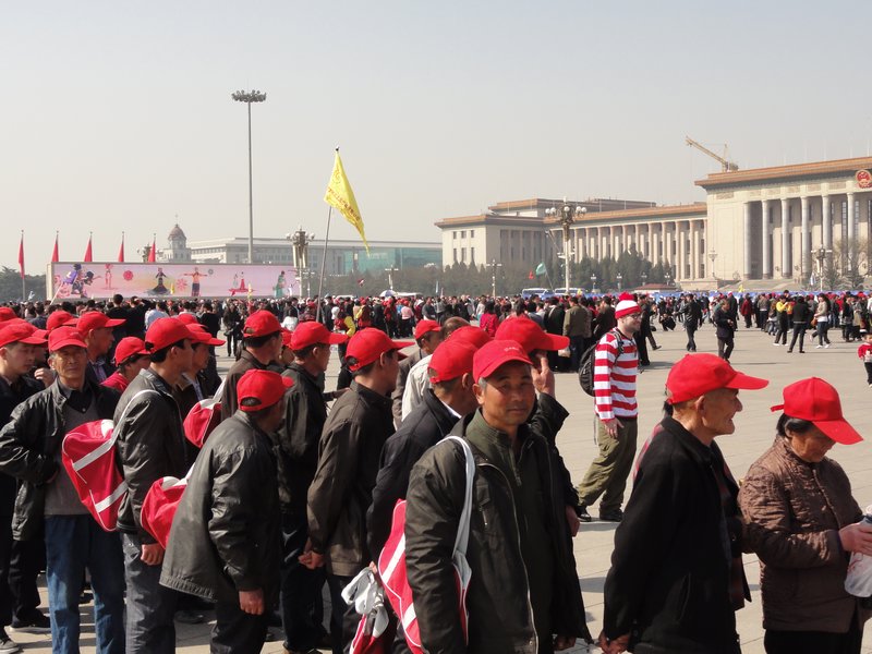 Waldo at Tiananmen Square