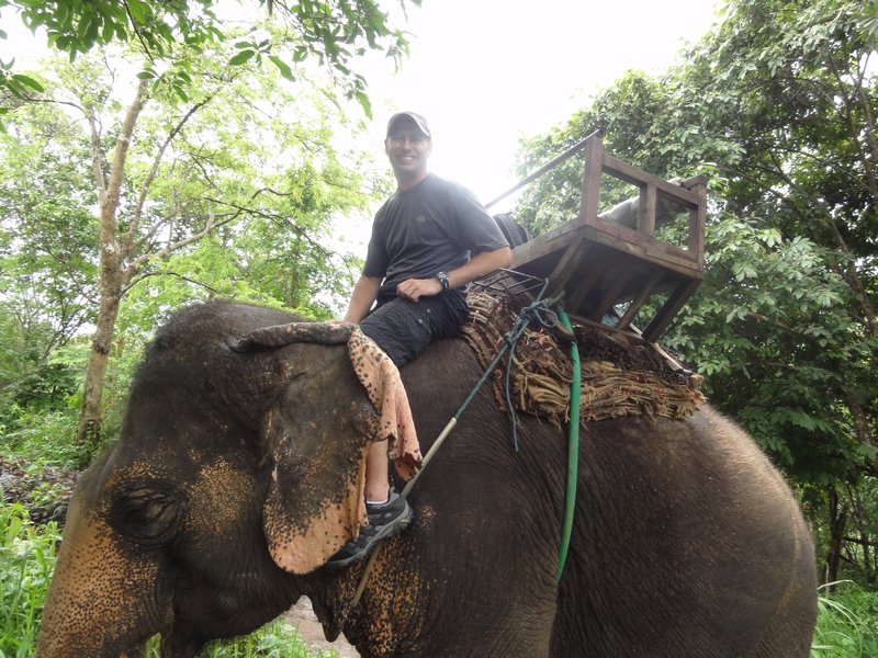Ride an elephant in Thailand