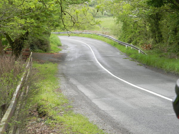 Biking road from Ennis